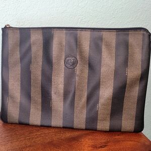 Fendi Pequin Clutch